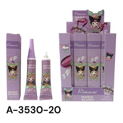 RUBOR CAMBIA DE COLOR R1386+R1514 RIMOCOO 1440u｜Rimocoo变色腮红 R1386+R1514（1440件）