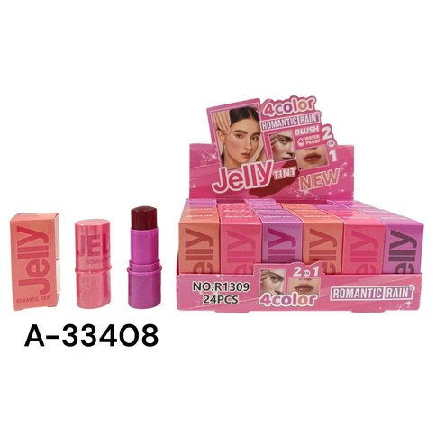 LABIAL EN GEL R1309 ROMANTIC RAIN 1440u｜Romantic Rain啫喱唇膏 R1309（1440件）