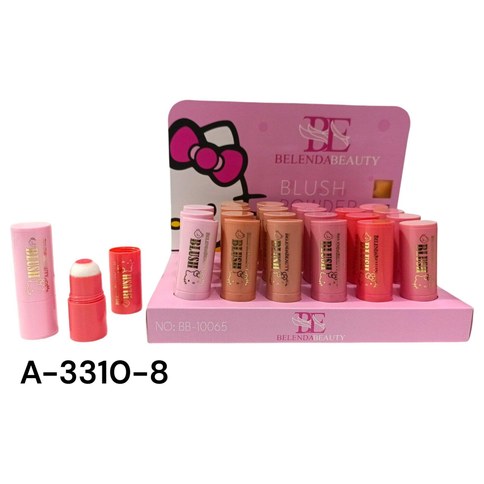 RUBOR COMPACTO CON ESPOJA 10065 BELENDA BEAUTY 1440u｜粉饼腮红（含海绵）10065 Belenda Beauty（1440件）