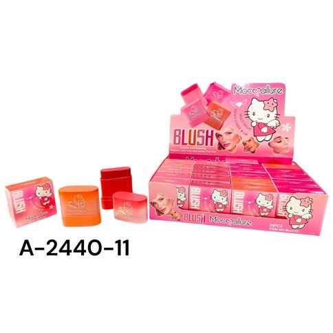 RUBOR EN BARRA KITTY MOC755 MOCOALLURE 960u｜MocoAllure MOC755 猫咪腮红棒（960件）