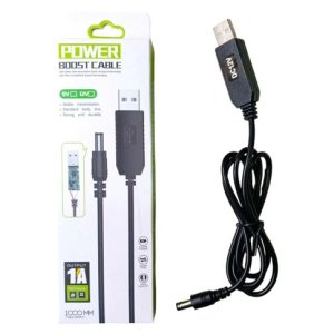 CABLE DE REFUERZO DE ENERGÍA POTENCIA CARGA RAPIDA ROUTER 1m 500u｜1 米路由器快充电源增压线（500件）