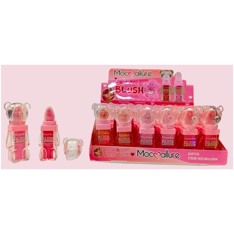 POLVO DE RUBOR ILUMINADOR OSITO MOC684 MOCOALLURE 960u｜MOCOALLURE MOC684泰迪熊珠光腮红（960件）