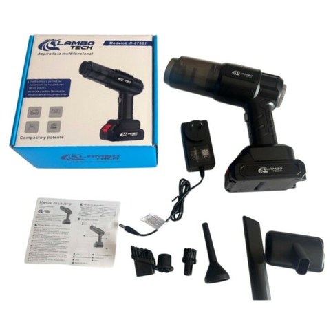 ASPIRADORA INALAMBRICA MULTIFUNCIONAL c/BATERIA LAMBO TECH D-07301 24u｜LAMBO TECH D-07301 多功能无线吸尘器（含电池）（24件）