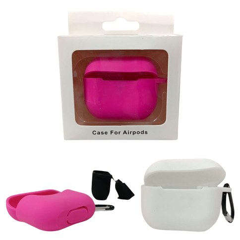 FUNDA SILICONA AIRPODS 4ºGEN EN CAJA 400U｜硅胶 AirPods 第四代保护套（盒装）（400件）