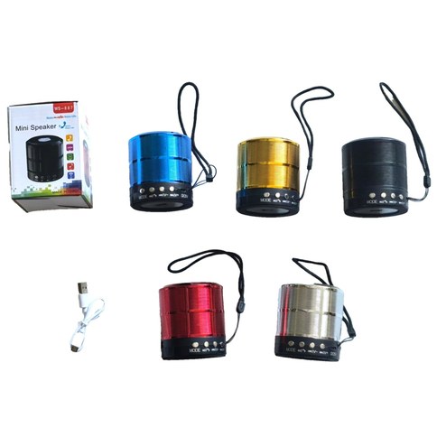 MINI PARLANTE BLUETOOTH WS-887 PORTATIL RECARGABLE 100u｜迷你蓝牙音箱 WS-887 便携式可充电（100件）