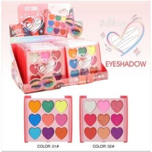 8016 PALETA DE SOBRAS DE OJOS 9 TONOS 384U｜8016 眼影盘 9 色（384件）