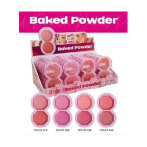 RUBOR EN POLVO BICOLOR BAKED POWDER 576U｜烘焙粉状双色腮红（576件）