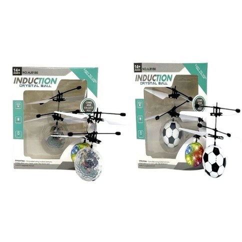 PELOTA VOLADORA INDUCTION CRYSTAL BALL HJ8180 c/SENSOR 120u｜HJ8180 水晶球感应飞行球，带传感器（120件）