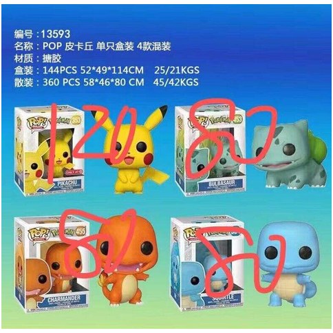 FUNKO POP PÓKEMON 360U｜Funko Pop 宝可梦，360 个装（360件）