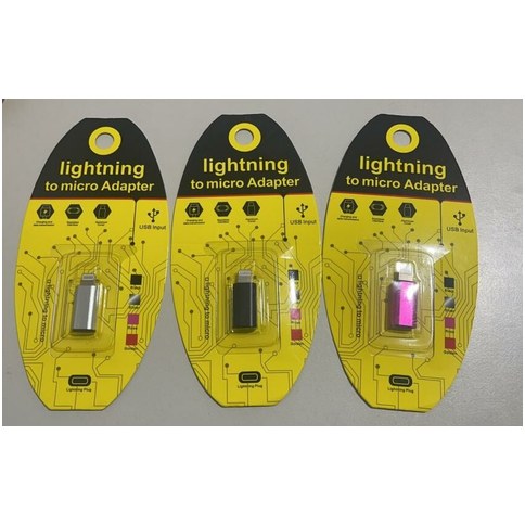 METAL V8 A LIGHTNING EN BLISTER 500U｜金属 V8 转 Lightning 适配器（吸塑包装）（500件）