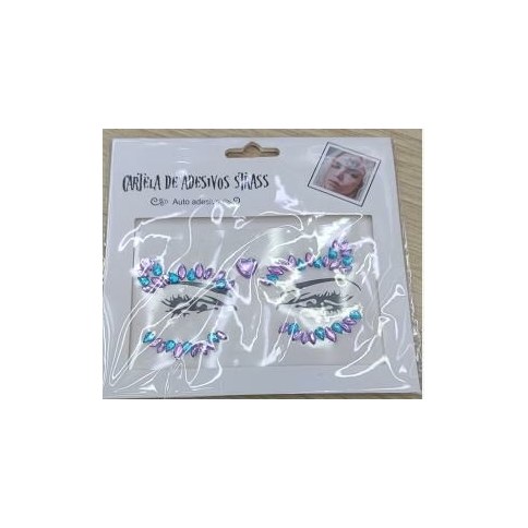 STRASS STICKERS CRISTALES AUTOADHESIVOS FACIALES 1800u｜自粘水晶水钻脸贴（1800件）