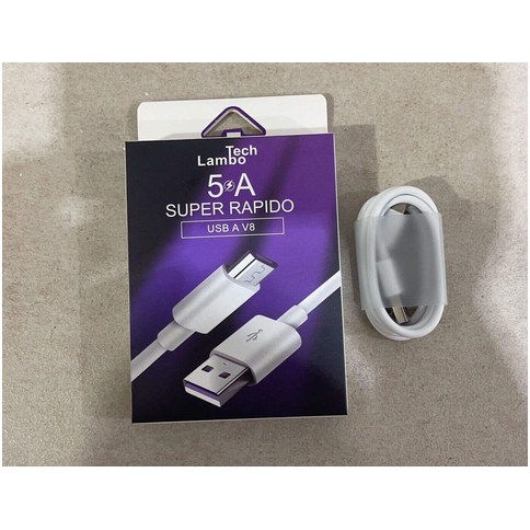 LT. CABLE USB V8 5A 500U｜单根USB数据线 V8 5A 500根（500件）