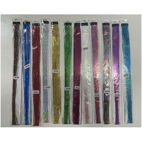 MECHITAS DE PELO APLIQUE COLOR BRILLOS 2400U｜闪光接发（2400件）