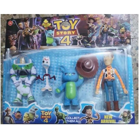 MUÑECOS TOY STORY x4pcs 2 MODELOS 168U｜玩具总动员人偶 x4个 2款（168件）