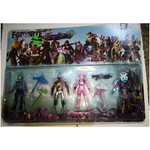 MUÑECO FORTNITE x4pcs 4.5´´ 264U｜堡垒之夜人偶 x4个（4.5英寸）（264件）