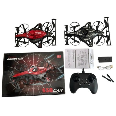DRON AUTO VOLADOR RENWAGEN S38 c/CONTROL REMOTO 48u｜Renwagen S38 无人机，带遥控器（48件）