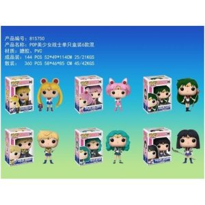 8157030 FUNKO POP SAILOR MOON 6 MODELOS 360U｜8157030 Funko Pop 美少女战士，6款（360件）