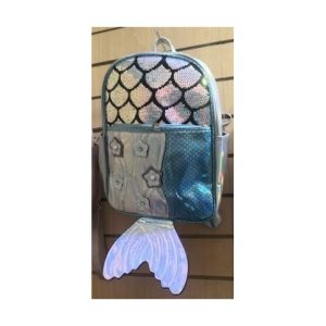 6501 MOCHILA C/COLA DE SIRENA TORNASOLADO 34cm 60U｜6501 炫彩美人鱼尾巴背包 34 厘米（60件）