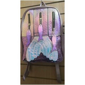9609 MOCHILA SIRENA C/3 CIERRE TORNASOLADO 60U｜9609 SIREN C/3 炫彩拉链背包（60件）