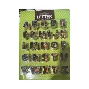 MOLDES CORTANTES ABCEDARIO REPOSTERIA 144u｜字母烘焙模具（144件）