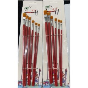 SET DE 6 PINCELES MANGO MADERA (554489) 432U｜6 支装木柄画笔（554489）（432件）
