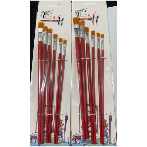 SET DE 6 PINCELES MANGO MADERA (554489) 432U｜6 支装木柄画笔（554489）（432件）