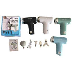 MINI PISTOLA MASAJEADORA 4 cabezales RECARGABLE LAMBO TECH LT-25M16 40u｜LAMBO TECH LT-25M16 可充电迷你按摩枪，带4个按摩头（40件）