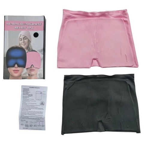 GORRO GEL FRIO Y CALOR ALIVIA MIGRAÑA OJERA RELAJANTE 100u｜冷热凝胶帽，缓解偏头痛和黑眼圈，放松身心（100件）