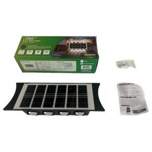 LAMPARA SOLAR DE PARED LED RGB BIDERECCIONAL CBK BK-8 EXTERIOR A PRUEBA DE AGUA 60u｜CBK BK-8 防水 RGB LED 太阳能壁灯，双向，户外（60件）