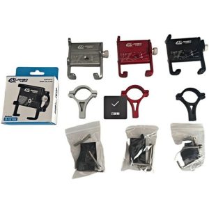 SOPORTE PARA CELULAR ALUMINIO MOTO BICICLETA LAMBO TECH D-12102 100u｜摩托车、自行车、LAMBO TECH铝制手机支架 D-12102（100件）