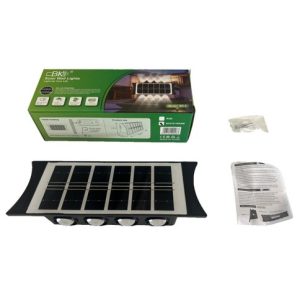 LAMPARA SOLAR DE PARED LED FRIO-CALIDO BIDERECCIONAL CBK BK-8 EXTERIOR A PRUEBA DE AGUA 60u｜CBK BK-8 防水户外 LED 太阳能壁灯（冷白/暖白）（60件）