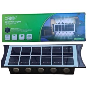 LAMPARA SOLAR DE PARED LED  FRIO-CALIDO BIDERECCIONAL CBK BK-10 EXTERIOR A PRUEBA DE AGUA 60u｜CBK BK-10 防水户外冷暖双向 LED 太阳能壁灯（60件）