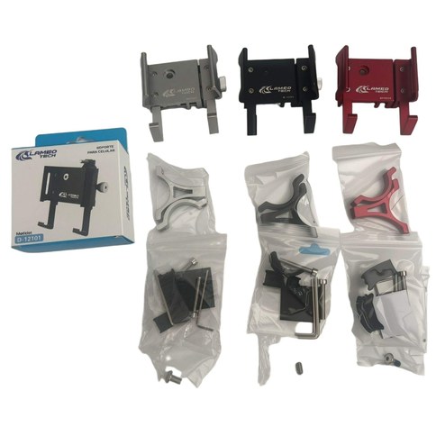 SOPORTE PARA CELULAR ALUMINIO MOTO BICICLETA LAMBO TECH D-12101 100u｜摩托车、自行车、LAMBO TECH铝制手机支架（D-12101）（100件）