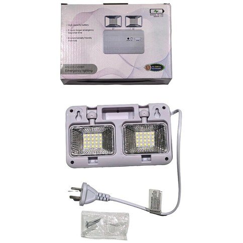 LUZ DE EMERGENCIA 40 LED 6500K 30u｜40 颗 LED 应急灯，色温 6500K（30件）