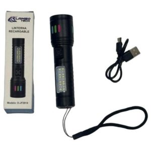 LINTERNA RECARGABLE LAMBO TECH D-JF2814 15cm 200u｜LAMBO TECH D-JF2814 可充电手电筒，15厘米（200件）