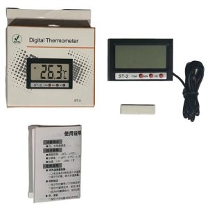 TERMOMETRO DIGITAL LCD TEMPERATURA DUAL ST-2 200u｜ST-2 双温液晶数字温度计（200件）