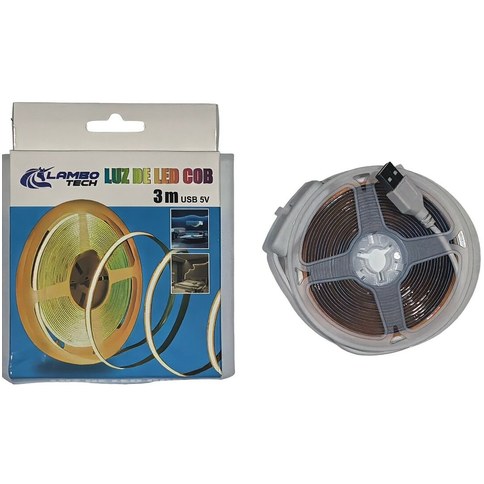 TIRA LED COB RGB USB 5v LAMBO TECH 3m 100u｜LAMBO TECH 3米 5V USB RGB COB LED 灯条（100件）