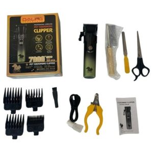 KIT CORTAPELO MASCOTA DALING DL-D18 INALAMBRICA RECARGABLE 40u｜DALINGDL-D18 无绳可充电宠物理发器套装（40件）