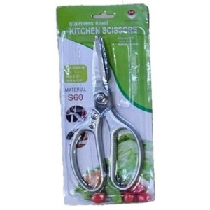TIJERA DE COCINA MULTIUSO ACERO INOXIDABLE S60 JIANG MING 144u｜江明S60不锈钢多功能厨房剪刀（144件）
