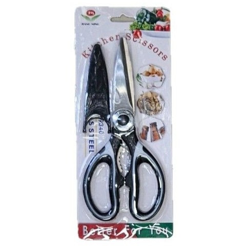 TIJERA DE COCINA MULTIUSO ACERO INOXIDABLE JIANG MING JM-2020 144u｜JM-2020不锈钢多功能厨房剪刀（144件）