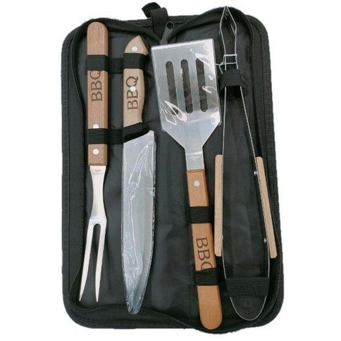 SET ESTUCHE DE ASADO x4pcs 36u｜烧烤套装（4件套（36件）