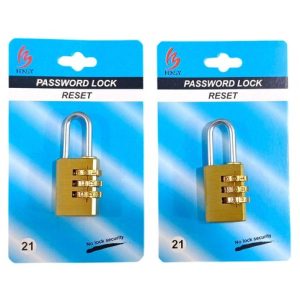 CANDADO COMBINACION 213 BRONCE 3 DIGITOS 360u｜213型青铜色三位密码组合挂锁（360件）