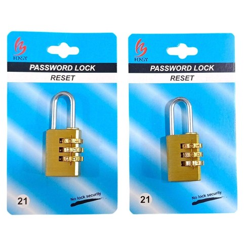 CANDADO COMBINACION 213 BRONCE 3 DIGITOS 360u｜213型青铜色三位密码组合挂锁（360件）