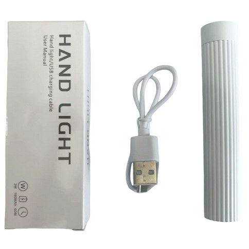 LINTERNA UV PORTATIL MANICURA RECARGABLE 500u｜可充电便携式紫外线美甲手电筒（500件）