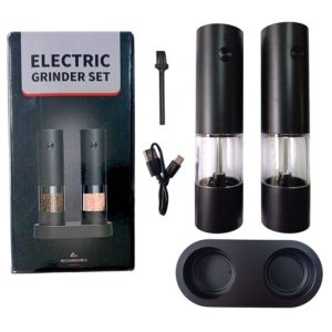 KIT MOLINILLO ELECTRICO SAL y PIMIENTA RECARGABLE 25u｜可充电电动盐和胡椒研磨器套装（25件）