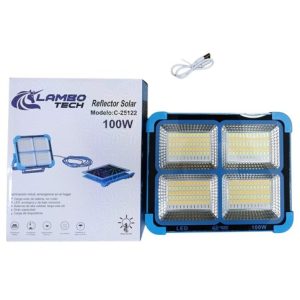 REFLECTOR LED SOLAR LAMBO TECH C-25122 100w 20u｜LAMBO TECH C-25122 100W 太阳能 LED 泛光灯（20件）