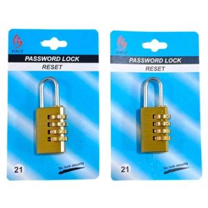 CANDADO COMBINACION 214 BRONCE 4 DIGITOS 360u｜214 型青铜密码挂锁（4 位（360件）
