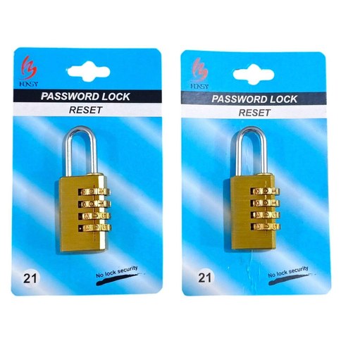 CANDADO COMBINACION 214 BRONCE 4 DIGITOS 360u｜214 型青铜密码挂锁（4 位（360件）