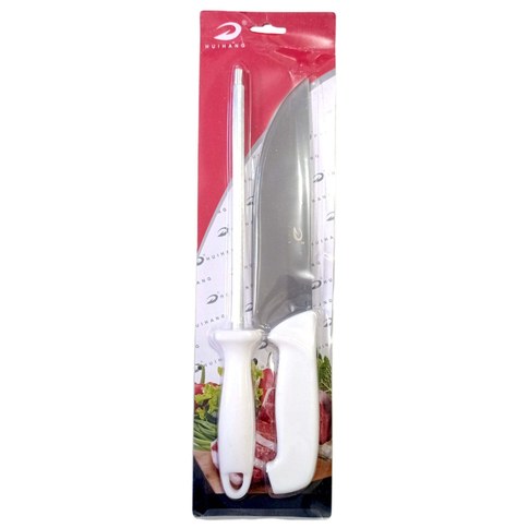 SET PARRILLERO CUCHILLO AFILADOR TRAMONTINA x2pcs 144u｜Tramontina 烧烤套装（含磨刀器）x2把（144件）