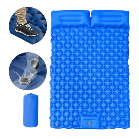 COLCHONETA INFLABLE 2 PLAZAS CAMPING 16u｜增高鞋垫（16件）